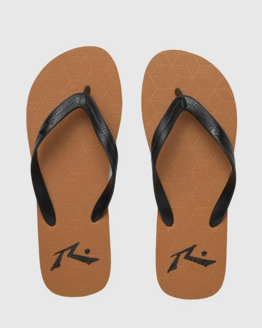 Rusty Cut Loose Thong | Mens Thongs & Slides