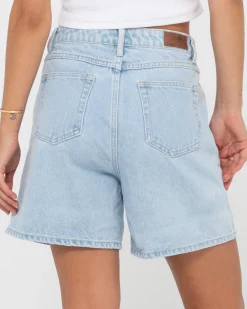 Rusty Cyprus High Waisted Denim Short | Womens Jorts