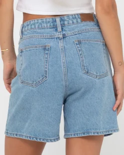 Rusty Cyprus High Waisted Denim Short | Womens Jorts