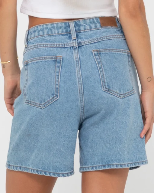 Rusty Cyprus High Waisted Denim Short | Womens Jorts