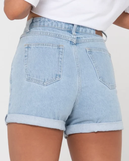 Rusty Cyprus High Waisted Denim Short | Womens Jorts
