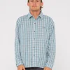 Rusty Datsun Relaxed Check Long Sleeve Shirt | Mens Shirts