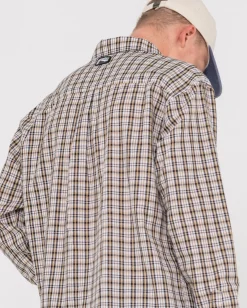 Rusty Datsun Relaxed Check Long Sleeve Shirt | Mens Shirts