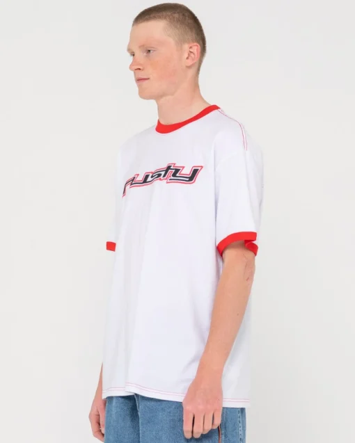 Rusty Dead Ringer Short Sleeve Graphic Tee | Mens Tees