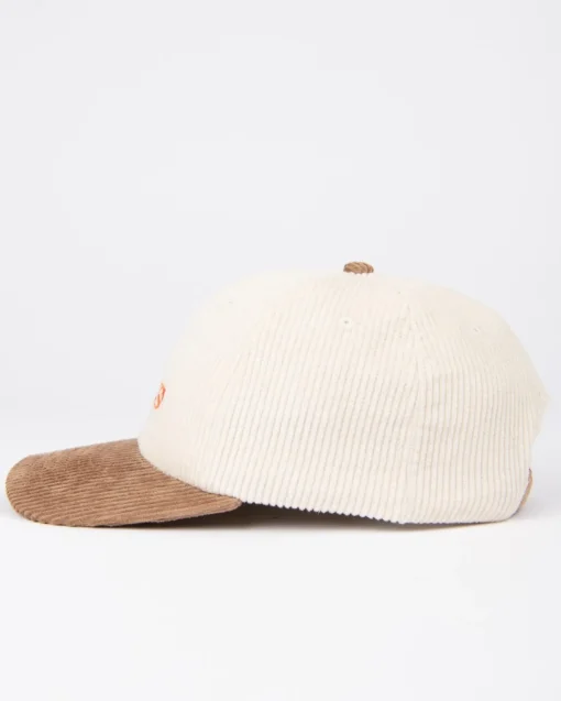 Rusty Demo Embroidered Cord Six Panel Cap | Mens Caps & Hats