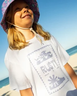 Rusty Dream State Oversized Tee Girls | Kids Tops