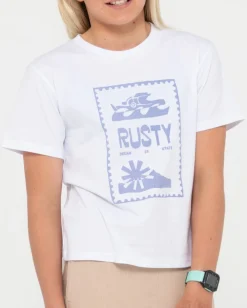 Rusty Dream State Oversized Tee Girls | Kids Tops