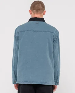Rusty Dungaree Zip Up Jacket | Mens Jackets