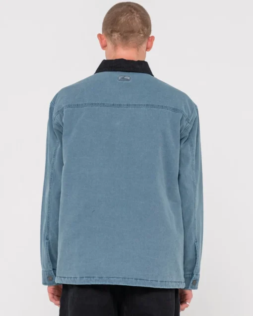 Rusty Dungaree Zip Up Jacket | Mens Jackets