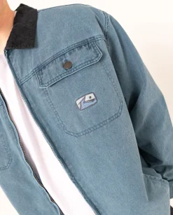 Rusty Dungaree Zip Up Jacket | Mens Jackets