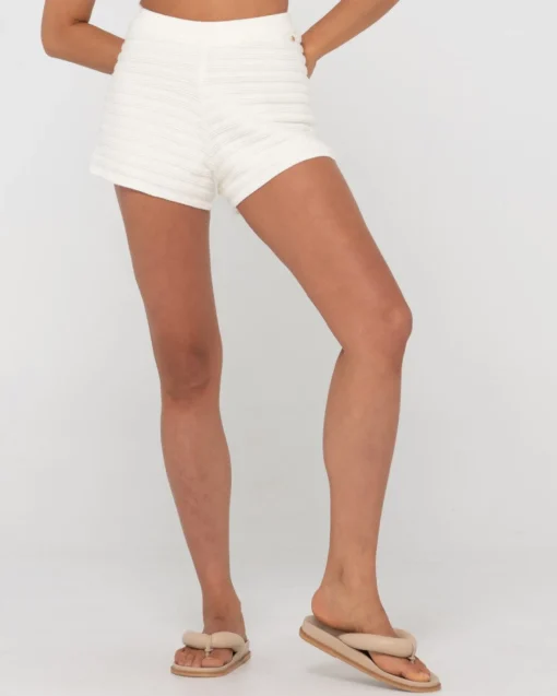 Rusty Elba Knit High Waisted Short | Womens Shorts