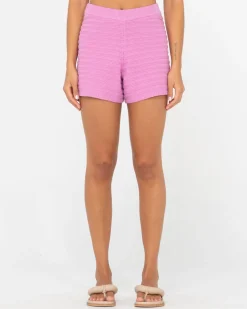 Rusty Elba Knit High Waisted Short | Womens Shorts