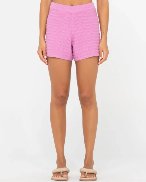 Rusty Elba Knit High Waisted Short | Womens Shorts