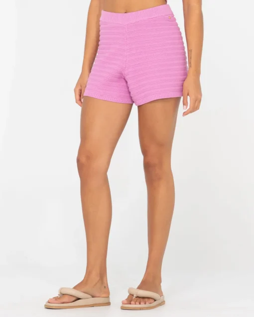 Rusty Elba Knit High Waisted Short | Womens Shorts
