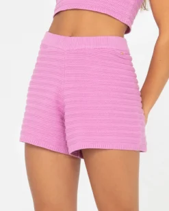Rusty Elba Knit High Waisted Short | Womens Shorts