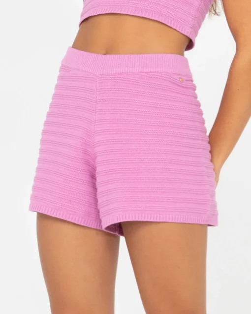 Rusty Elba Knit High Waisted Short | Womens Shorts