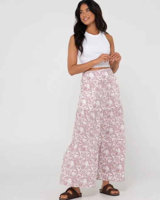 Rusty Faye High Waisted Floral Maxi Skirt | Womens Skirts