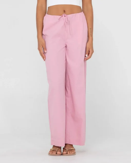 Rusty Felicity Mid Rise Beach Pant | Womens Pants