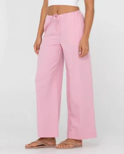 Rusty Felicity Mid Rise Beach Pant | Womens Pants