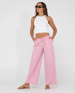 Rusty Felicity Mid Rise Beach Pant | Womens Pants