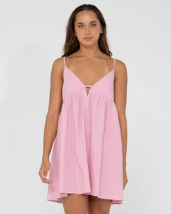 Rusty Felicity V Neck Mini Dress | Womens Mini Dresses