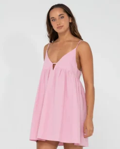 Rusty Felicity V Neck Mini Dress | Womens Mini Dresses