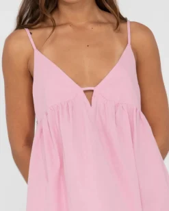 Rusty Felicity V Neck Mini Dress | Womens Mini Dresses