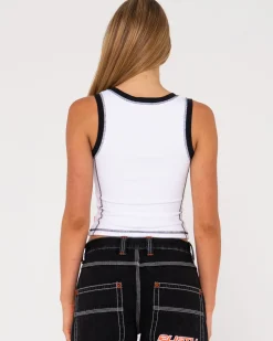 Rusty Fletcher Zipper Vest | Womens Fashion Tops