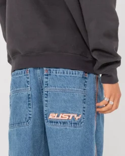 Rusty Flip Daddy 2.0 Baggy Fit Jean | Mens Denim