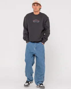 Rusty Flip Daddy 2.0 Baggy Fit Jean | Mens Denim
