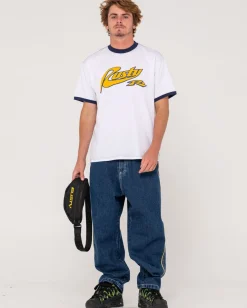 Rusty Flip Daddy 2.0 Baggy Fit Jean | Mens Denim