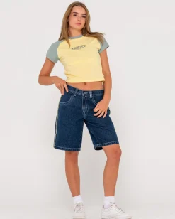 Rusty Flip Mommy Low Rise Baggy Jort | Womens Denim