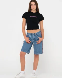 Rusty Flip Mommy Low Rise Baggy Jort | Womens Denim