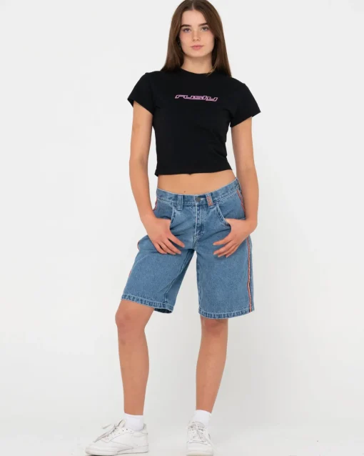 Rusty Flip Mommy Low Rise Baggy Jort | Womens Denim