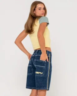 Rusty Flip Mommy Low Rise Baggy Jort | Womens Denim