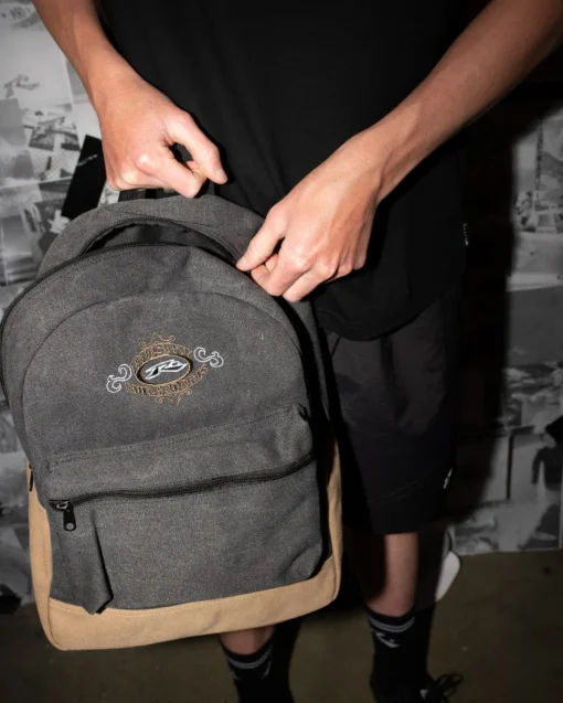 Rusty Frenzy Embroidered Cord Backpack | Mens Bags & Backpacks