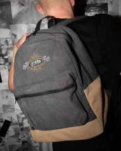 Rusty Frenzy Embroidered Cord Backpack | Mens Bags & Backpacks