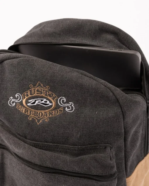 Rusty Frenzy Embroidered Cord Backpack | Mens Bags & Backpacks