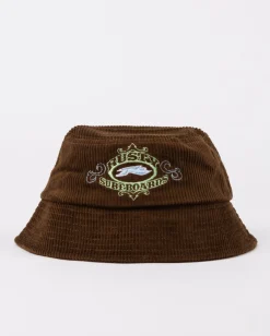Rusty Frenzy Heritage Cord Bucket Hat | Mens Caps & Hats