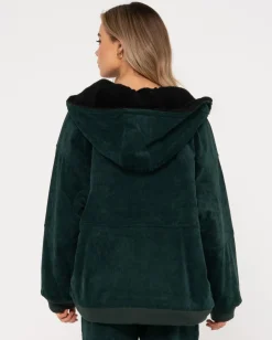 Rusty Gables Reversible Zip Up Cord Jacket | Womens Jackets