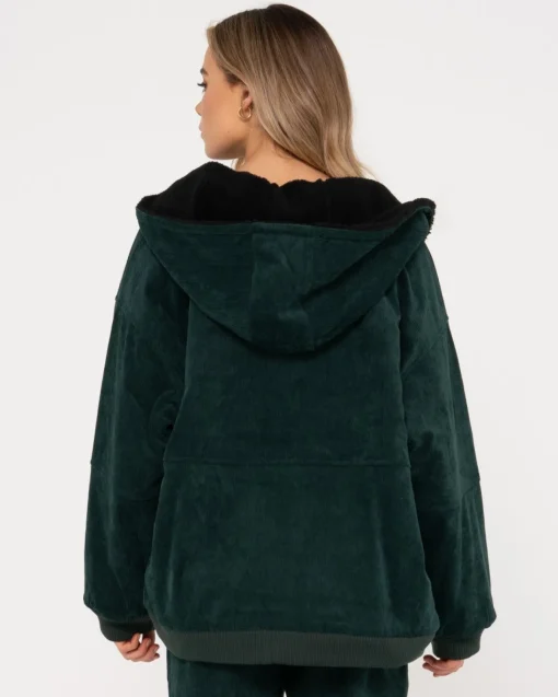 Rusty Gables Reversible Zip Up Cord Jacket | Womens Jackets
