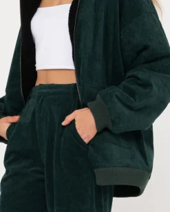Rusty Gables Reversible Zip Up Cord Jacket | Womens Jackets