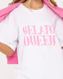 Rusty Gelato Queen Organic Cotton Oversize Tee | Womens Tees & Tanks