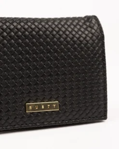 Rusty Georgie Woven Card Case | Womens Wallets & Purses