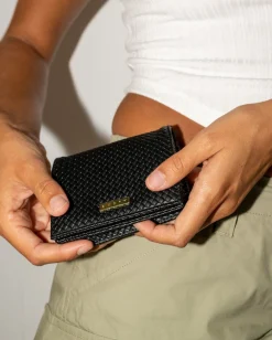 Rusty Georgie Woven Card Case | Womens Wallets & Purses