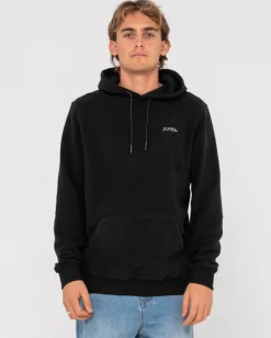 Rusty Graff R Polar Fleece Hood | Mens Hoodies & Fleece