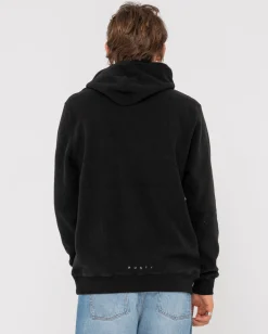 Rusty Graff R Polar Fleece Hood | Mens Hoodies & Fleece