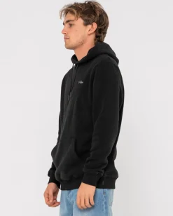 Rusty Graff R Polar Fleece Hood | Mens Hoodies & Fleece