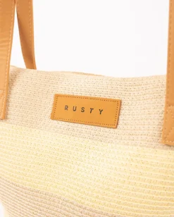 Rusty Hailey Striped Straw Beach Bag | Womens Bags & Handbags