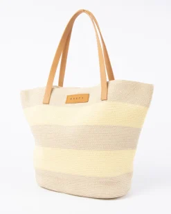 Rusty Hailey Striped Straw Beach Bag | Womens Bags & Handbags